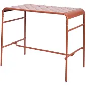 Sweeek - Hoge tuintafel 4 plaatsen metaal - amélia