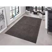 Flycarpets Laagpolig Velours Vloerkleed - Designer Pure - Antraciet 200x300 cm