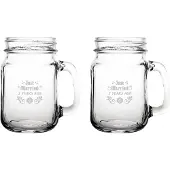 Fusion Gegraveerde set drinkglazen 45cl Just Married 2 years ago