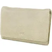 Bear design Flappie Portemonnee Dames - Ritsportemonnee - RIFD - Leer - Taupe