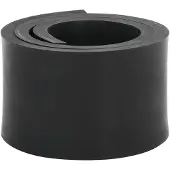 vidaXL Rubberen rand voor sneeuwploeg 80x10x1 cm zwart
