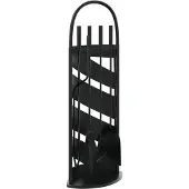 vidaXL 5-delige haardset 23x15x66 cm staal
