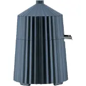 Alessi Elektrische citruspers PLISSE 1,7 l, grijs, Alessi
