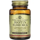 Solgar - Super Hoog Potentie Biotine 10000 mcg (60 capsules)