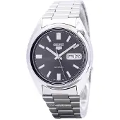 Seiko SNXS79K uni polshorloge, roestvrijstalen kast, metalen band