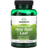 Swanson Health , Heilige Basilicum Blad, Full Spectrum, 400 mg, 120 Capsules