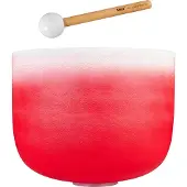 Sela 14" Red Crystal Singing Bowl Root Chakra