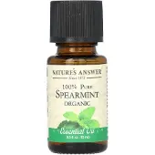 Natures Answer , 100% Pure Organische Essentiële Olie, Spearmint, 0,5 fl oz (15 ml)