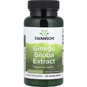 Swanson Health - Ginkgo Biloba-extract, 120 mg - 100 capsules
