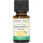Natures Answer - 100% Biologische Grapefruit Etherische Olie - 15 ml