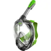 Seac Sub Magica Snorkeling Mask Groen,Zwart L-XL