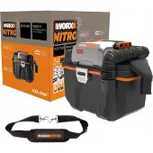 WORX WX031.9 Accu nat- en droogzuiger, 20 V max., 8 liter, borstelloos, solo (zonder accu, zonder oplader)