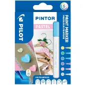 Pilot Pintor Fine 6-pack Pastel