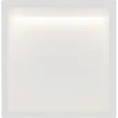 Guido Gusto Mat wit RVS Inbouwnis 30x30x10cm met RGB verlichting
