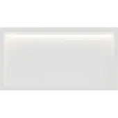 Guido Gusto Mat wit RVS Inbouwnis 30x60x7cm met RGB verlichting