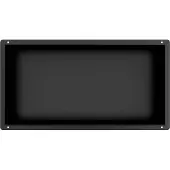 Guido Gusto Mat zwart RVS Inbouwnis met tegelflens 30x60x10cm