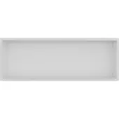 Guido Gusto Mat Wit RVS Inbouwnis met tegelflens 30x90x10cm