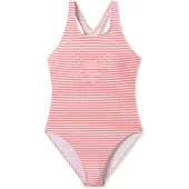 Schiesser Badpak 'Aqua Teens Girl' donkerroze / wit