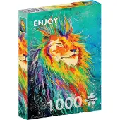 Enjoy Puzzle Rainbow Lion Puzzel (1000 stukjes)