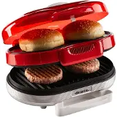 Ginza.se - 50's Style Hamburger maker - 1200W - Party Time - Rood