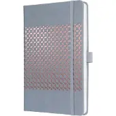 Sigel notitieboek Jolie - IMPRESS - A5 - hardcover - 174 pagina's - gelinieerd - 80 grams papier - Glacier Grey - SI-JN209