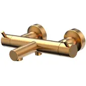 Xenz Duero bad thermostaatkraan goud geborsteld