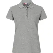 Clique Heavy Premium Polo Ladies Grijsmelange maat XL dames