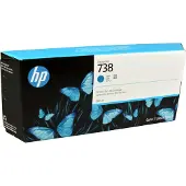 HP 738 (676M6A) Inktcartridge Cyaan Hoge capaciteit