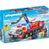 Playmobil 71371 Vliegveld Brandweerwagen met Licht en Geluid (71371, Playmobil Stad Actie)