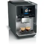 Siemens Volautomatisch koffiezetapparaat TP715D01, aromaselect, 10 favorieten, automatische stoomreiniging, grijs