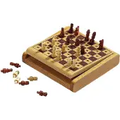 Philos Reis Schaak Steekspel Mini Veld 12 mm, Koningshoogte 23 mm