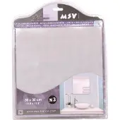 MSV Zelfklevende Spiegel Set van 3 – Adhesieve Wandspiegel voor Badkamer en Woonkamer – Badkamerspiegel Zonder Boren