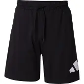Adidas Sportbroek 'ESSENTIALS BIG LOGO SINGLE JERSEY' zwart / wit