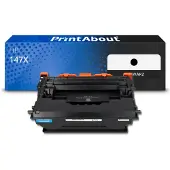 PrintAbout Toner 147X (W1470X) Zwart Hoge capaciteit geschikt voor HP
