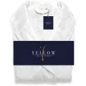 Yellow Suites Luxe Rilievo Badjas - Wit XL