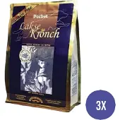 Henne 3x600 gr Lakse kronch 76% zalmsnacks pockets hondensnack