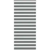 vidaXL Zebra rolgordijn 100x230 cm stofbreedte 95,9 cm donkergrijs
