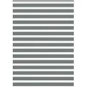 vidaXL Dubbele rolgordijn, donkergrijs, 165x200 cm, stofbreedte 160,9 cm, polyester
