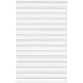 vidaXL Zebra rolgordijn 150x200 cm stofbreedte 145,9cm polyester wit