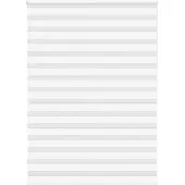 vidaXL Dubbele rolgordijn, wit, 165x230 cm, stofbreedte 160,9 cm, polyester