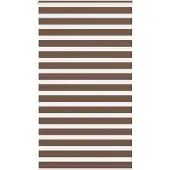 vidaXL Dubbele rolgordijn, bruin, 120x230 cm, stofbreedte 115,9 cm, polyester