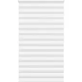 vidaXL Zebra rolgordijn 120x200 cm stofbreedte 115,9cm polyester wit