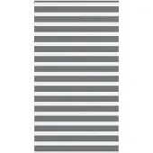 vidaXL Zebra rolgordijn 120x230 cm stofbreedte 115,9 cm donkergrijs