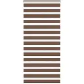 vidaXL Zebra rolgordijn 105x230 cm stofbreedte 100,9cm polyester bruin