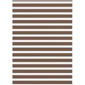 vidaXL Zebra rolgordijn 165x200 cm stofbreedte 160,9cm polyester bruin