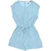 Mazine - Women's Denim Short Jumpsuit - Jumpsuit XXL, blauw