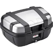 Givi TOPKOFFR TREKKER 52 MONOKEY, 52L, ALU/ZWART zilver