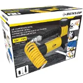 Dunlop Compressor | (12V, Max. 7 bar, 3 naalden, Spiraalslang)