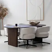 Giga Meubel Eettafel Juro Walnoot Deens Ovaal 240cm