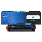 PrintAbout Huismerk HP 201A (CF401A) Toner Cyaan